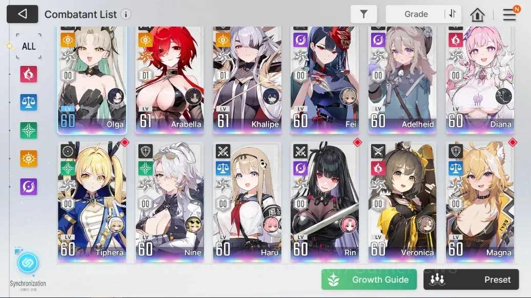 Chaos Zero Nightmare Accounts Asia|Lv56|14 1