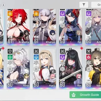 Chaos Zero Nightmare Accounts Asia|Lv56|14