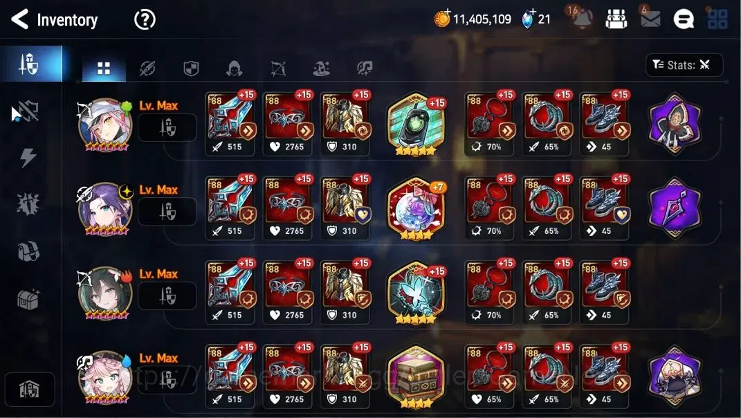 Epic Seven Accounts GLOBAL Unverif|NewEra|8 ML(LOT Scales,BArunka,BM H image 20
