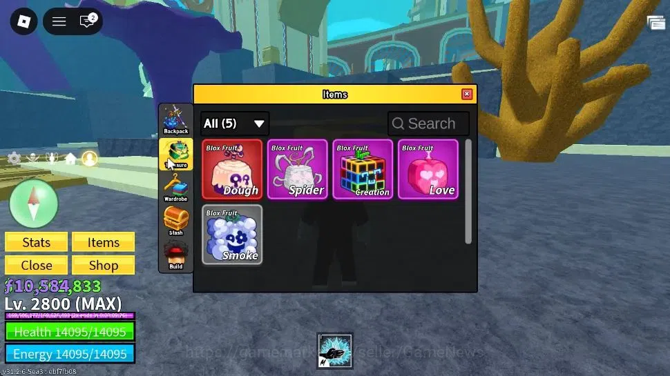 Roblox Accounts Blox Fruit|MAX Lv2800|Sharkman Karate|5M Beli 10k image 3