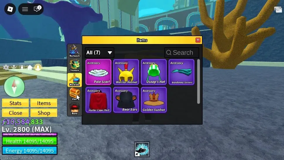 Roblox Accounts Blox Fruit|MAX Lv2800|Sharkman Karate|5M Beli 10k image 4