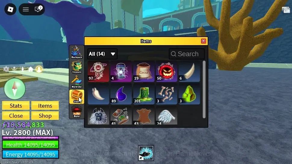 Roblox Accounts Blox Fruit|MAX Lv2800|Sharkman Karate|5M Beli 10k image 5