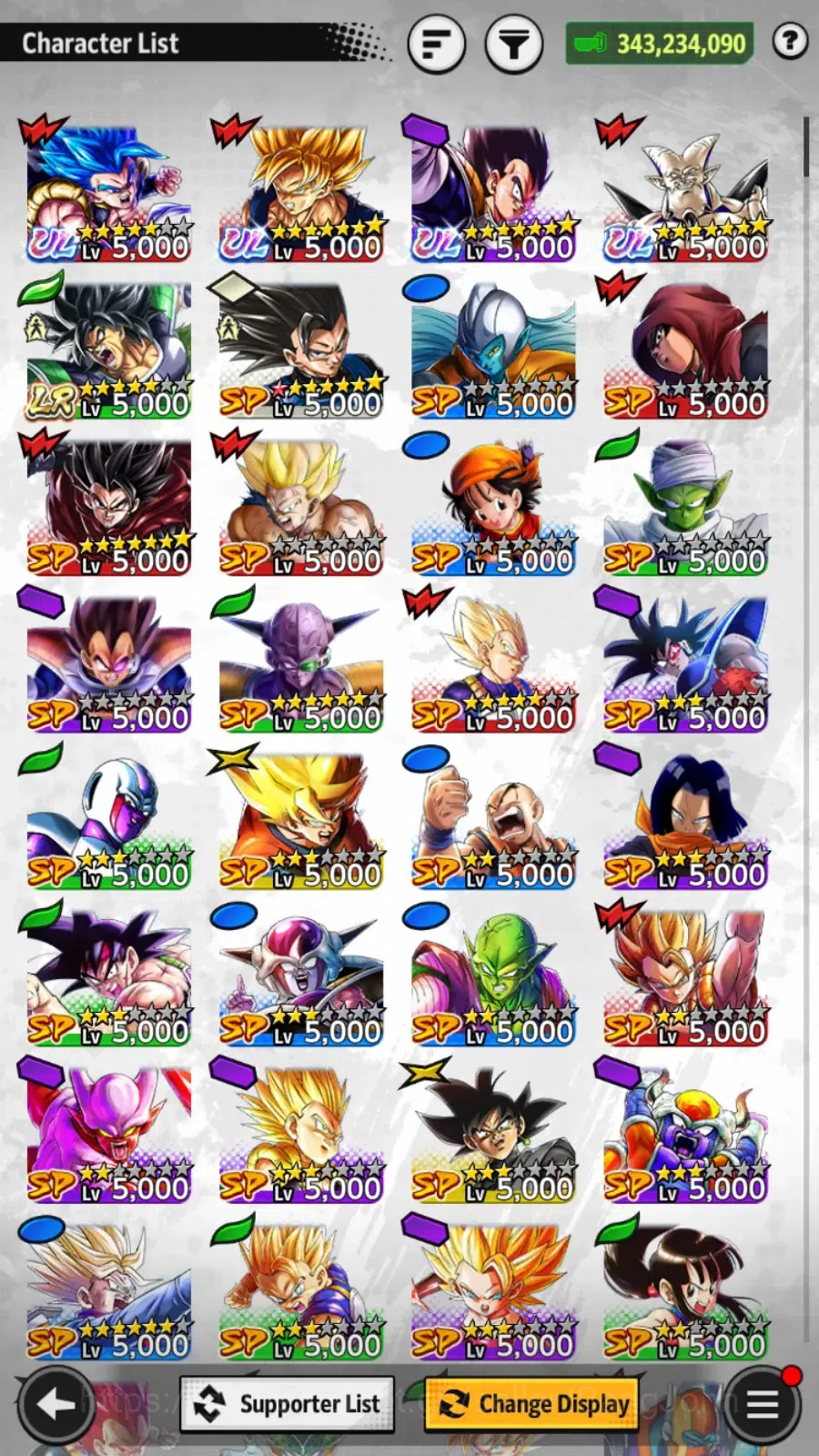 Dragon Ball Legends Accounts Android/IOS|Lv 157|343M Total Power|1 LR|4 UL|LR B image 12