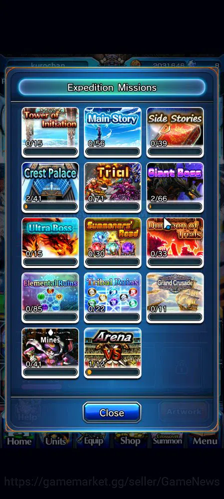Grand Summoners Accounts Global|Rank 41|42 RGB|18 Ascend|EmiyaTW,ChloeTW,Su image 12