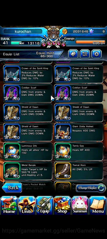 Grand Summoners Accounts Global|Rank 41|42 RGB|18 Ascend|EmiyaTW,ChloeTW,Su image 7