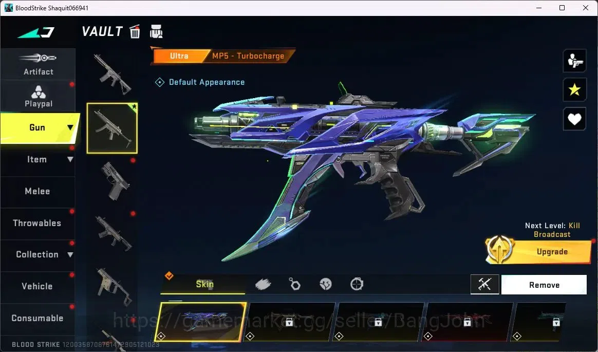 Blood Strike Accounts ASIA | Collab AK47-Sacred Axe Rhitta | 3 Legendary image 16