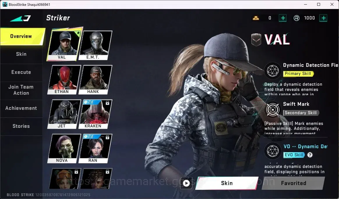 Blood Strike Accounts ASIA | Collab AK47-Sacred Axe Rhitta | 3 Legendary image 3