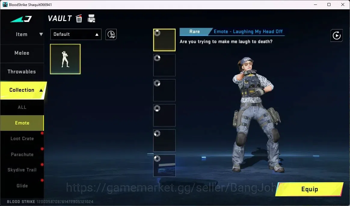 Blood Strike Accounts ASIA | Collab AK47-Sacred Axe Rhitta | 3 Legendary image 9