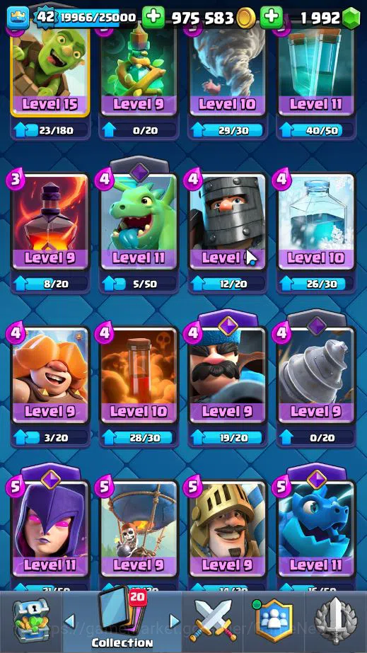 Clash Royale Accounts Lv 42|Trophy 7717|KTL 14|Limited Skin|Card 119| 1 image 10