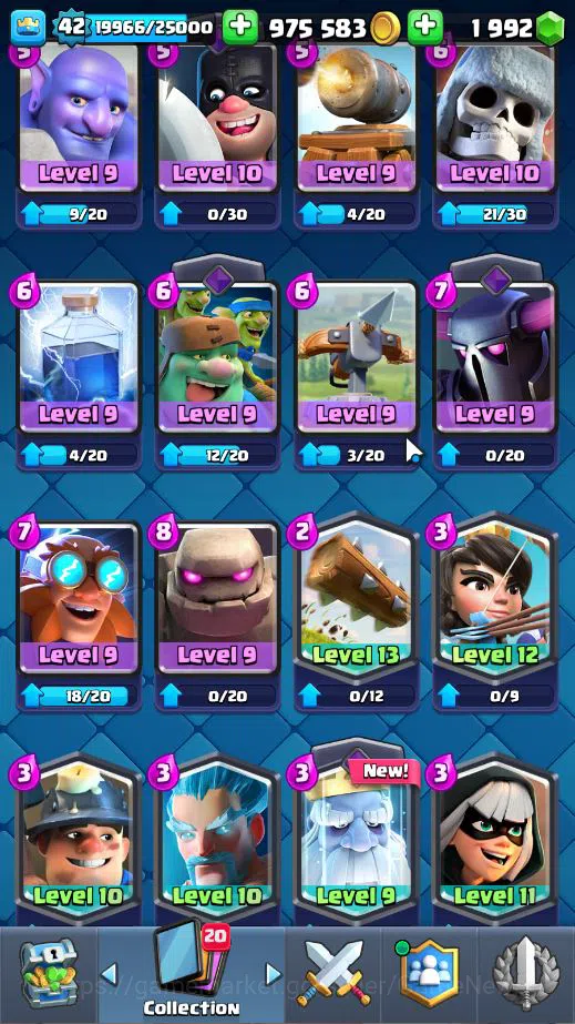 Clash Royale Accounts Lv 42|Trophy 7717|KTL 14|Limited Skin|Card 119| 1 image 11