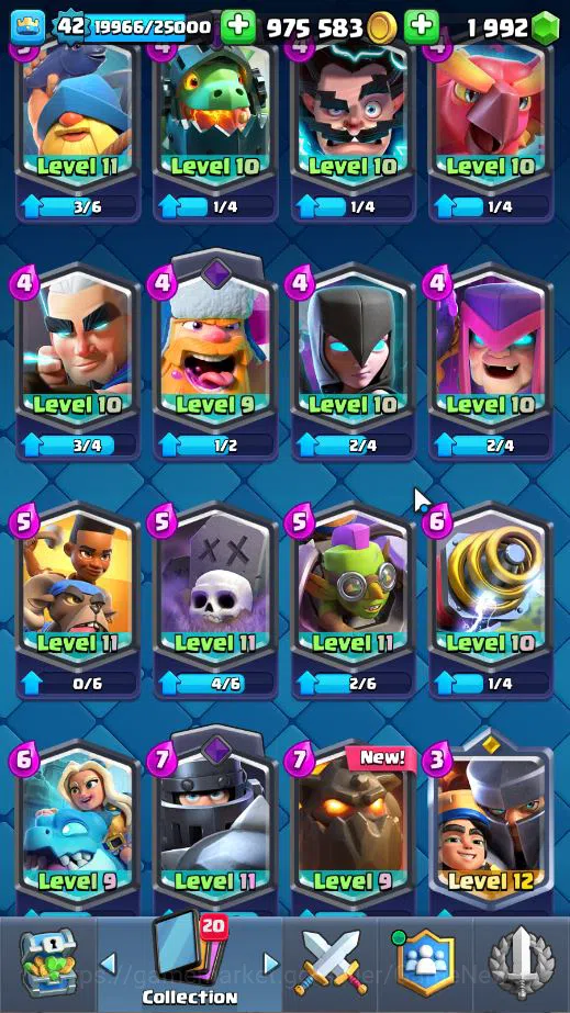 Clash Royale Accounts Lv 42|Trophy 7717|KTL 14|Limited Skin|Card 119| 1 image 12