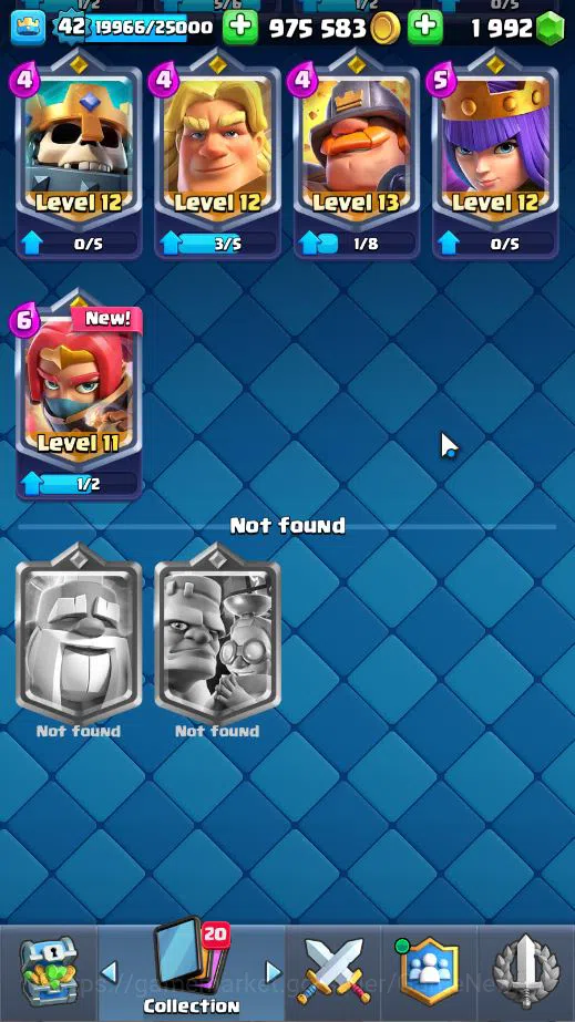 Clash Royale Accounts Lv 42|Trophy 7717|KTL 14|Limited Skin|Card 119| 1 image 13