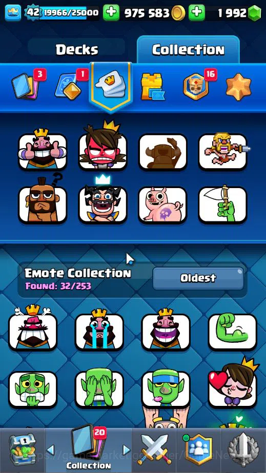 Clash Royale Accounts Lv 42|Trophy 7717|KTL 14|Limited Skin|Card 119| 1 image 15
