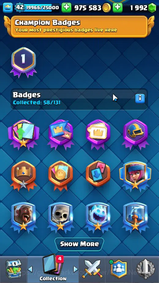 Clash Royale Accounts Lv 42|Trophy 7717|KTL 14|Limited Skin|Card 119| 1 image 18