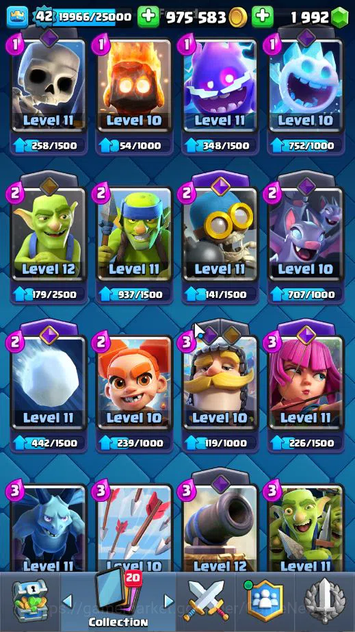 Clash Royale Accounts Lv 42|Trophy 7717|KTL 14|Limited Skin|Card 119| 1 image 6