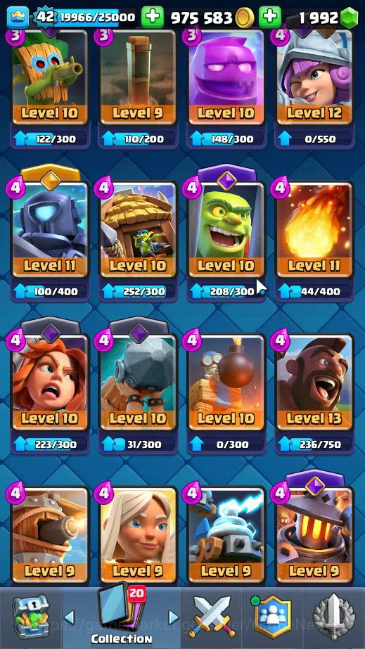 Clash Royale Accounts Lv 42|Trophy 7717|KTL 14|Limited Skin|Card 119| 1 image 8