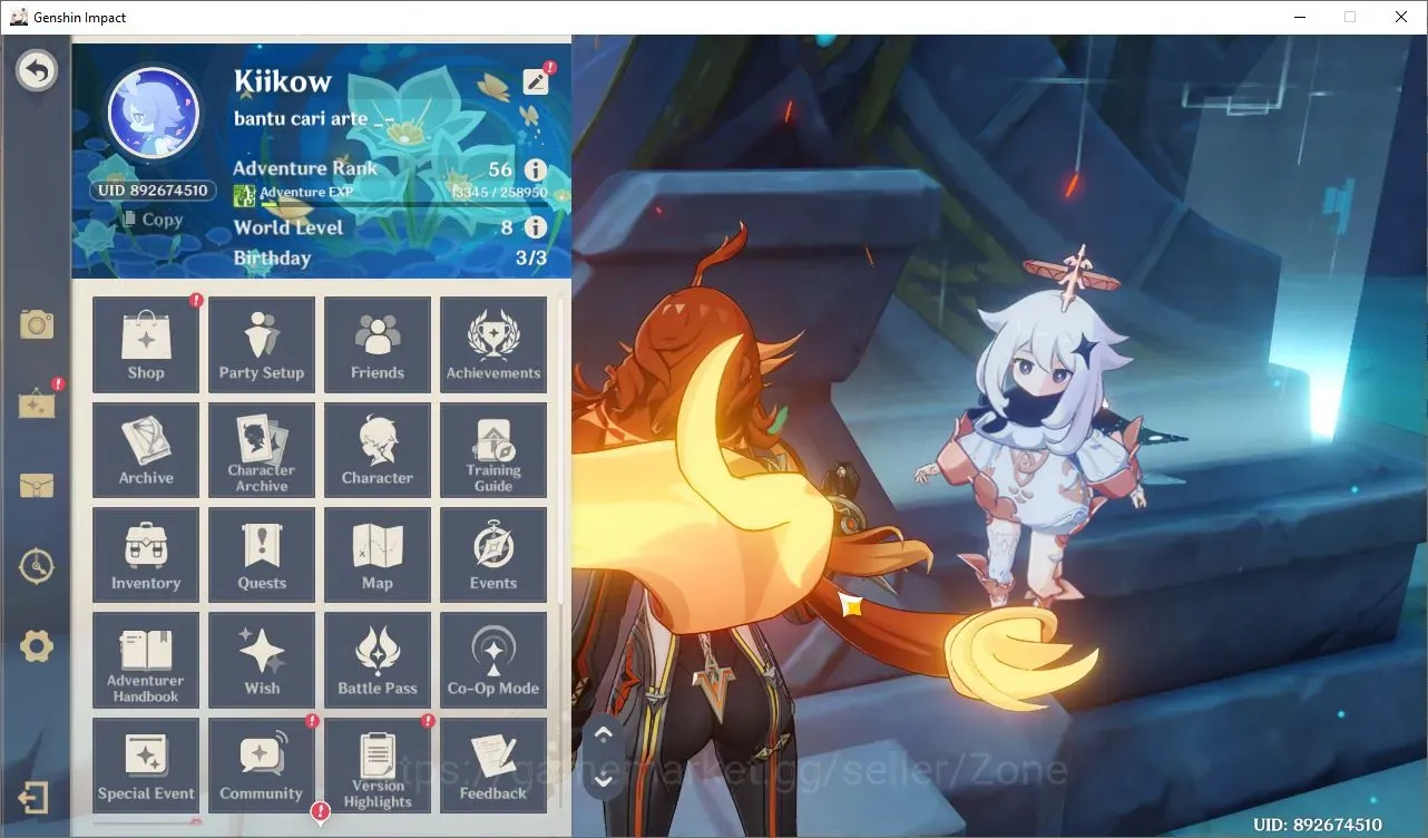 Genshin Impact Accounts Others ASIA|AR 56|6 Limited Char (Odette,Mualani+Sign,Nicolle,Mavuika,Kazuha,Durin)|Low 1