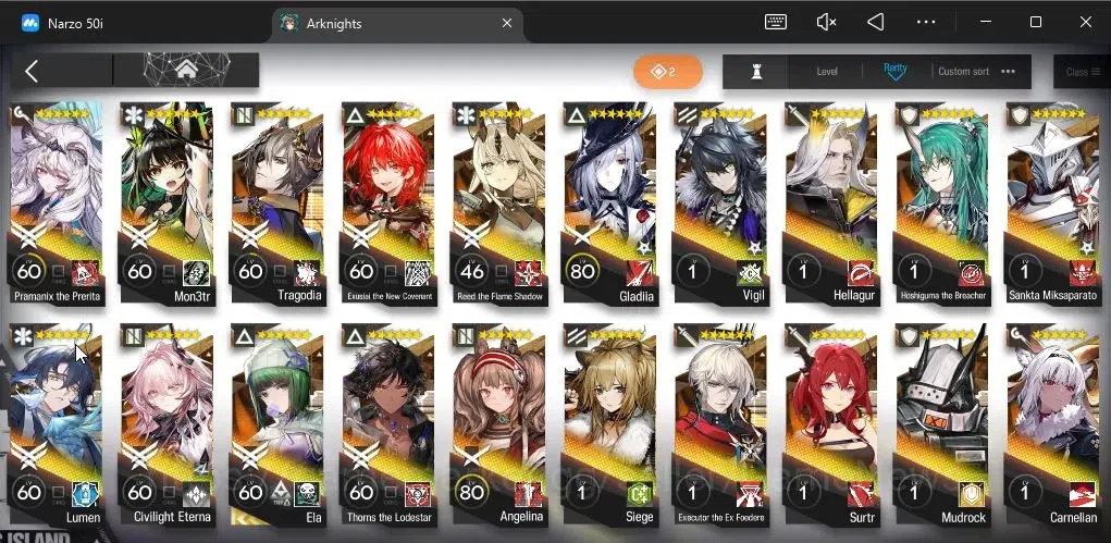 Arknights Accounts Lv 85|240 OP+25 Skin|24k Orundum + 141 Originium|6 image 11