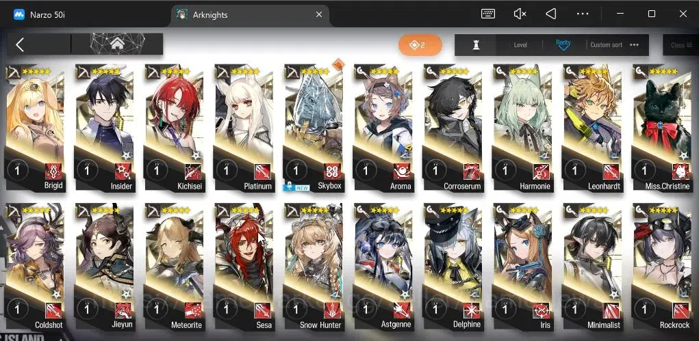 Arknights Accounts Lv 85|240 OP+25 Skin|24k Orundum + 141 Originium|6 image 15