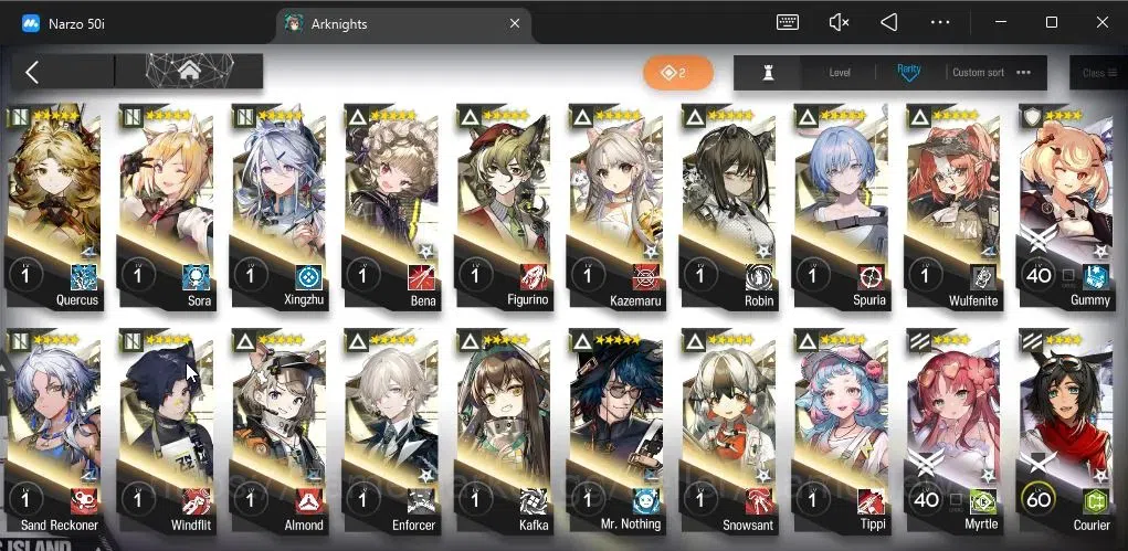 Arknights Accounts Lv 85|240 OP+25 Skin|24k Orundum + 141 Originium|6 image 17