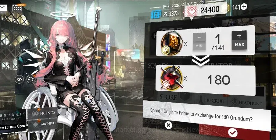 Arknights Accounts Lv 85|240 OP+25 Skin|24k Orundum + 141 Originium|6 image 2