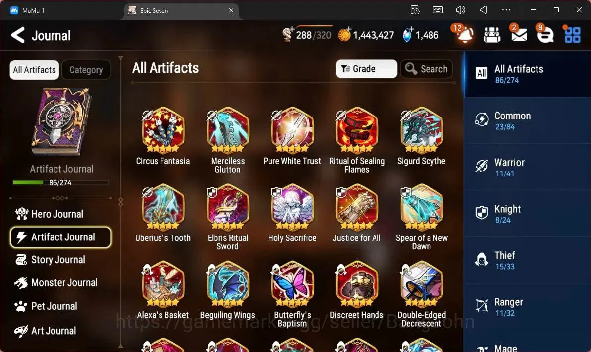Epic Seven Accounts Global | 15 ML(NM Luna,Belian,Notos,RN Luciella,By image 10