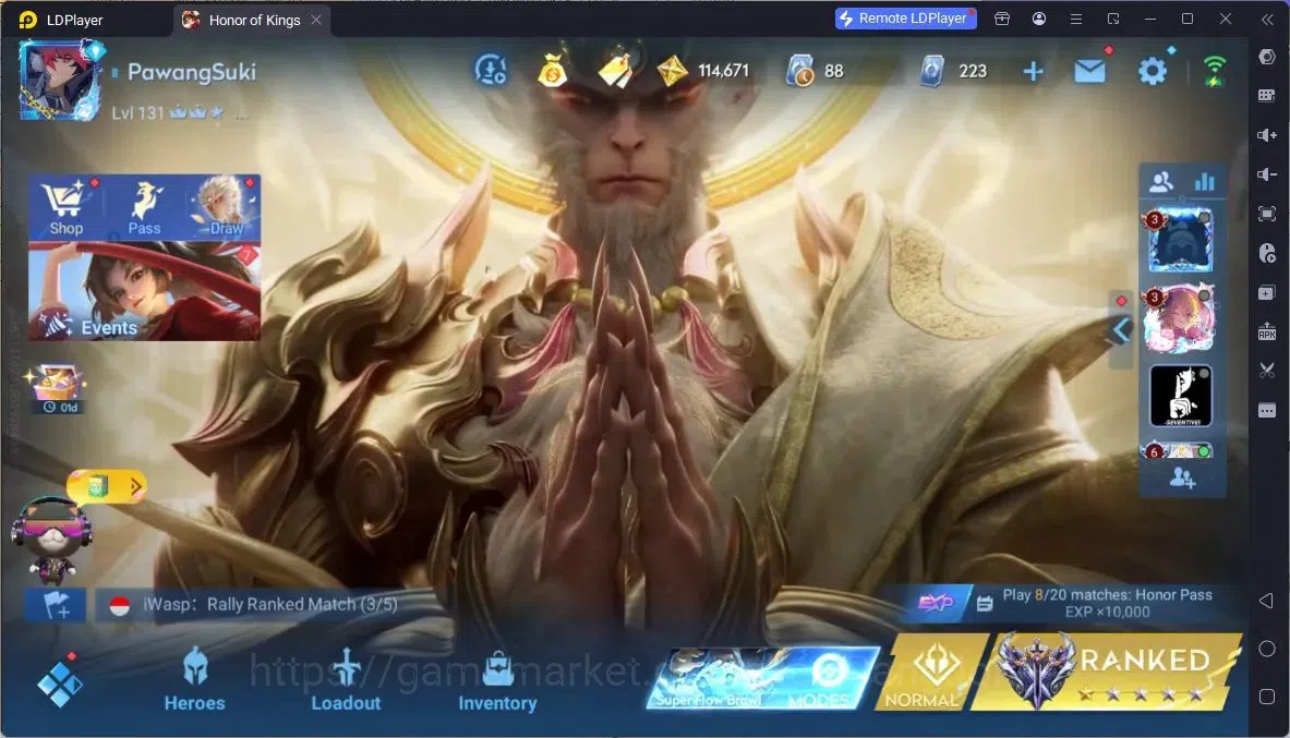 Honor of Kings Accounts Global | 112H 191S |Conan Luban|Blessed Luban|LOM image 1