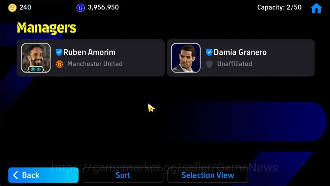 eFootball Accounts Android|240 Coin|Epic Paul Scholes,Park Ji-Sung,An image 4