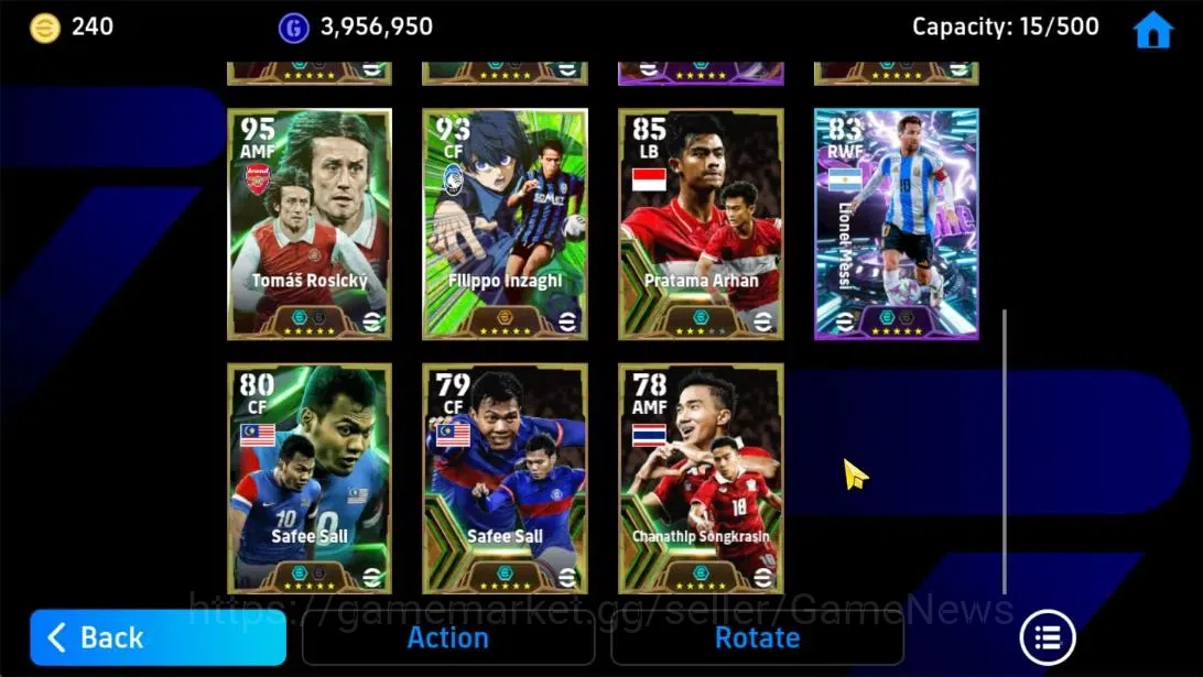 eFootball Accounts Android|240 Coin|Epic Paul Scholes,Park Ji-Sung,An image 6