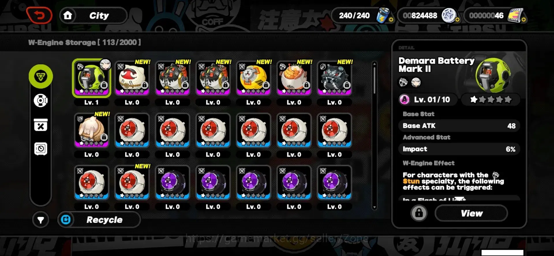 Zenless Zone Zero Accounts Starter ASIA|IK 07|Starter S1 Prologue|2 Limited (Velina Airgid,Zhao)|ALL Unset|MC Wise|3 EMT+46 6