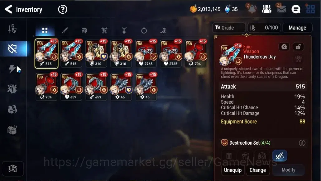 Epic Seven Accounts GLOBAL UNVERIF|Starter|5 ML (AShadow, Zio)+ Iseria image 16