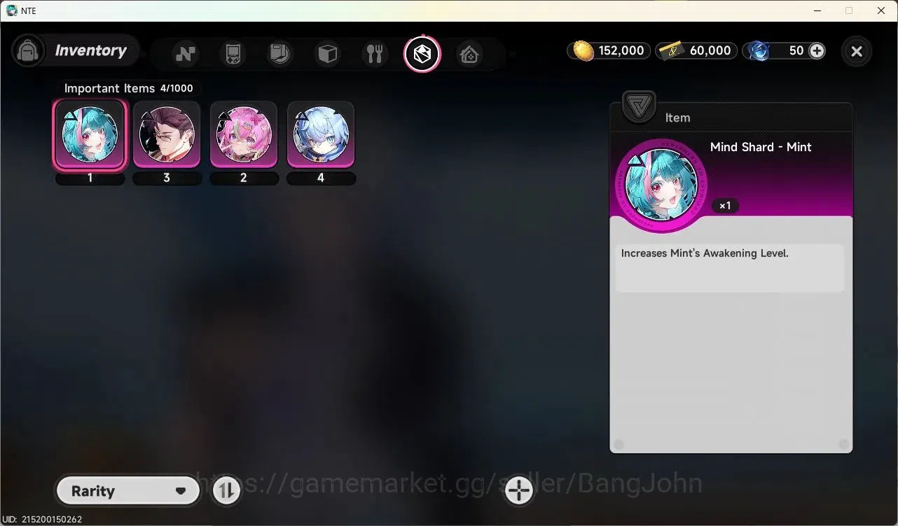 Neverness to Everness Accounts NA|Starter LVL 3, Nanally, 7 Char, MC male, Select image 7