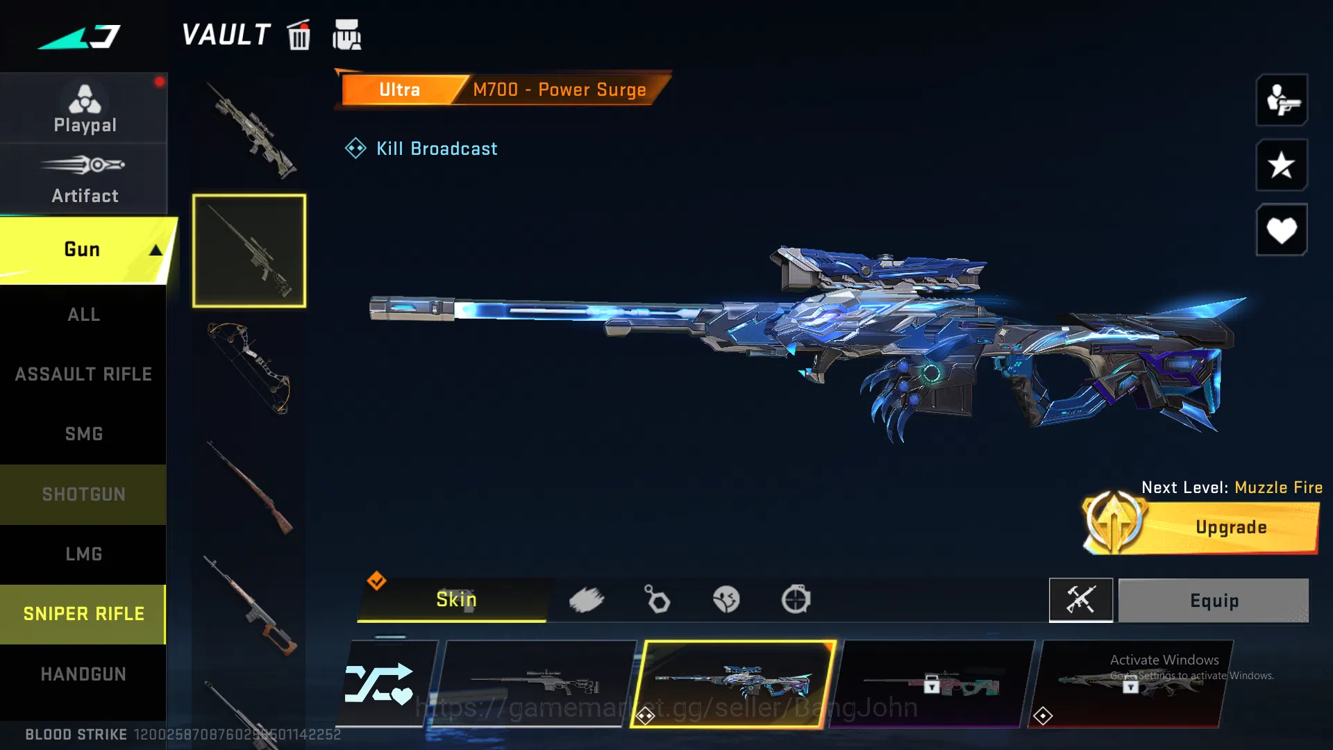 Blood Strike Accounts Others Polosan M700 Ultra | Change Name  ~ BS224B 2