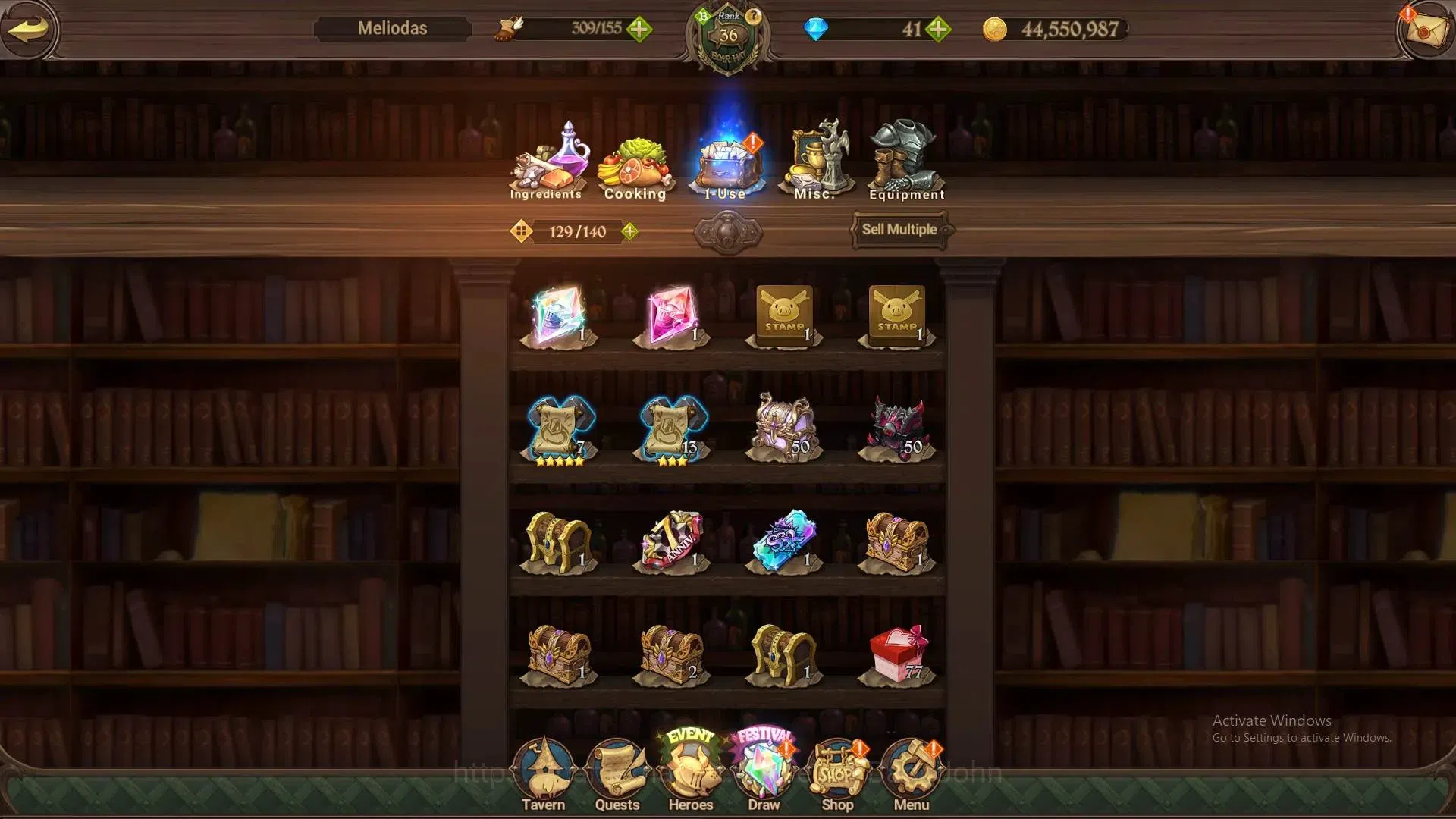 The Seven Deadly Sins: Grand Cross Accounts ASIA | 1.7M CC |LR 3|UR 7|LR Nemesis Meliodas 79/1 image 4