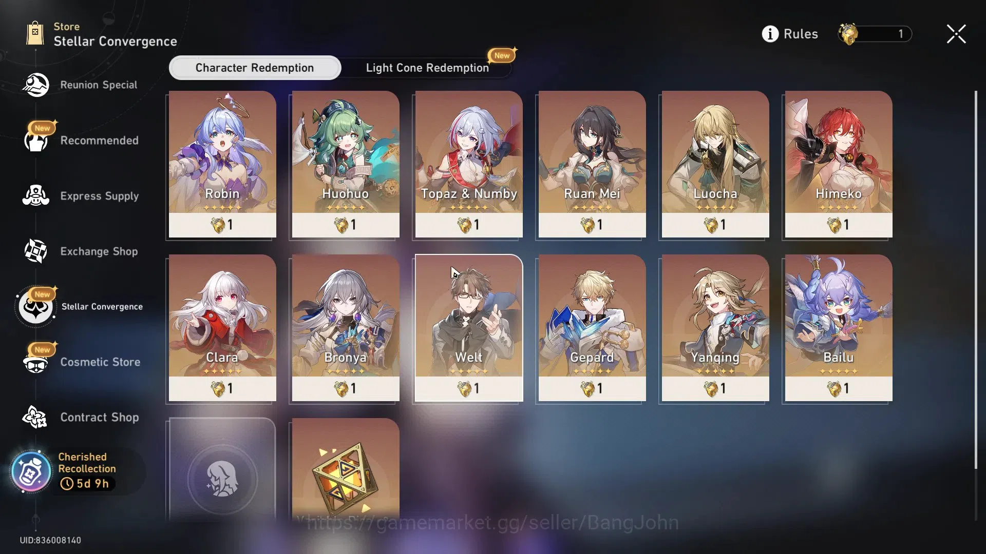 Honkai Star Rail Accounts ASIA | TL 51 | 3 Limit | The Herta + Sign |Firefly image 17