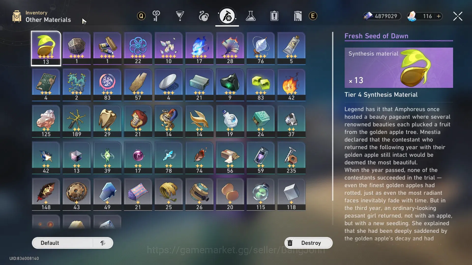 Honkai Star Rail Accounts ASIA | TL 51 | 3 Limit | The Herta + Sign |Firefly image 7