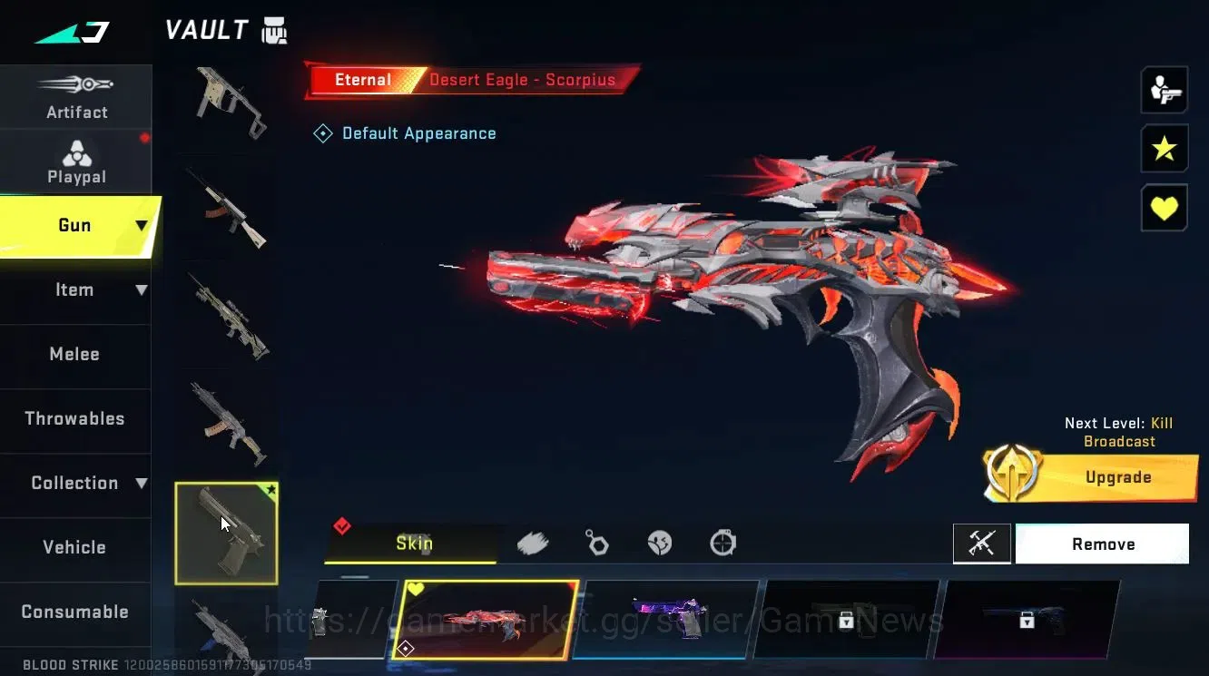 Blood Strike Accounts ASIA|ETERNAL DEagle-Scorpius|Collab BLEACH Byakuya image 11