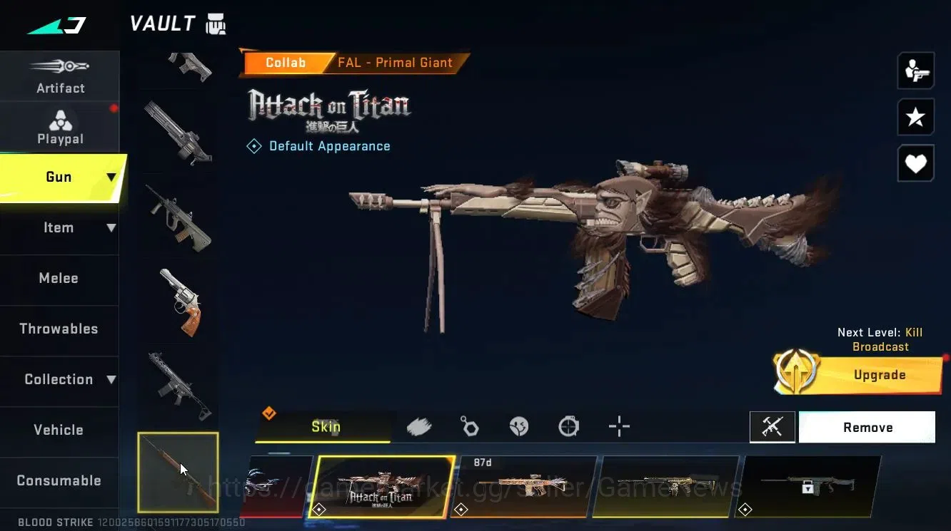 Blood Strike Accounts ASIA|ETERNAL DEagle-Scorpius|Collab BLEACH Byakuya image 15
