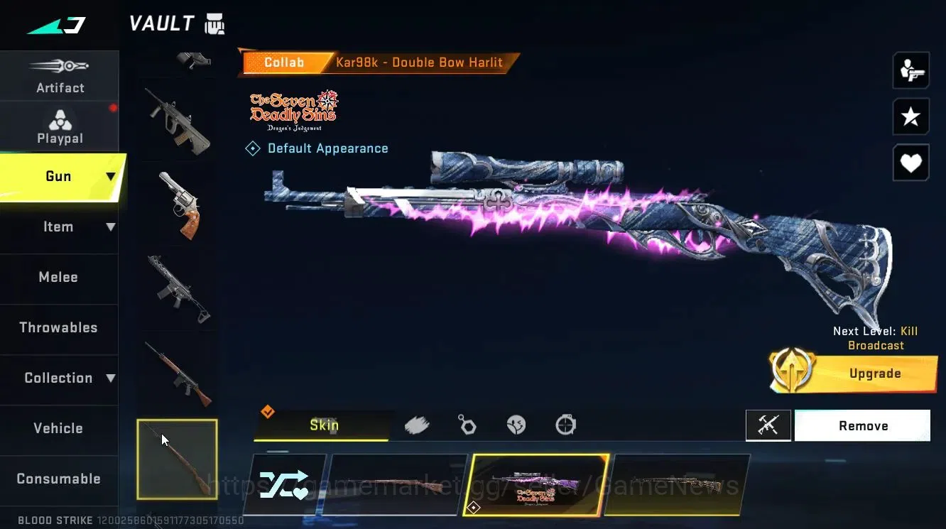 Blood Strike Accounts ASIA|ETERNAL DEagle-Scorpius|Collab BLEACH Byakuya image 17