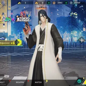 Blood Strike Collab Skin ASIA|ETERNAL DEagle-Scorpius|Collab BLEACH Byakuya image 1