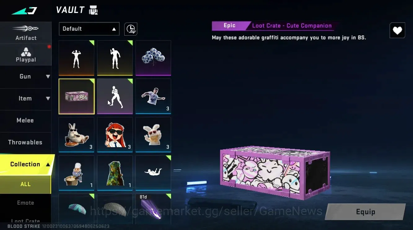 Blood Strike Accounts ASIA|ULTRA MELEE Talon Knife+[EMMA,KATYA,ETHAN,etc image 17