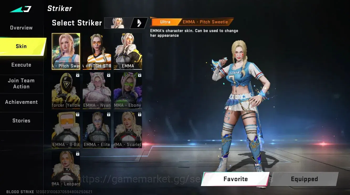 Blood Strike Accounts ASIA|ULTRA MELEE Talon Knife+[EMMA,KATYA,ETHAN,etc image 4