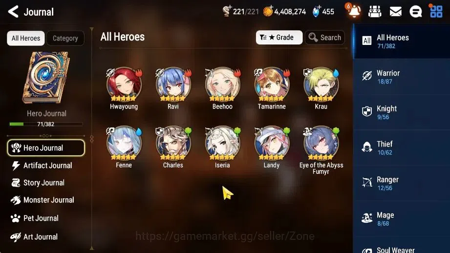 Epic Seven Accounts Starter Global|Starter New Era 4ML (R&L, LQC, ATywin, SSVivian, )|Theater, PoH, Bless, ON|Stove 2