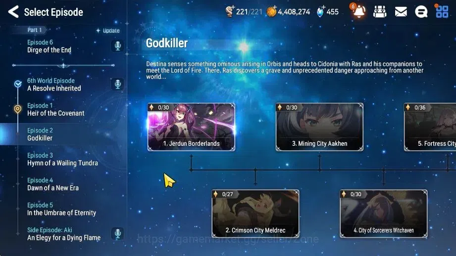 Epic Seven Accounts Starter Global|Starter New Era 4ML (R&L, LQC, ATywin, SSVivian, )|Theater, PoH, Bless, ON|Stove 4