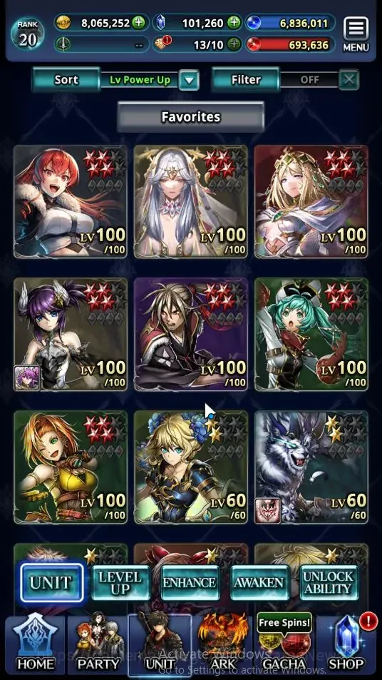 Last Cloudia Accounts Mid‑Game GLOBAL|Rank 20|101K Crystal|Collab Mushoku Tensei(Eris Greyrat)+TopTier[SM Sera,G Lilaha,MP 1