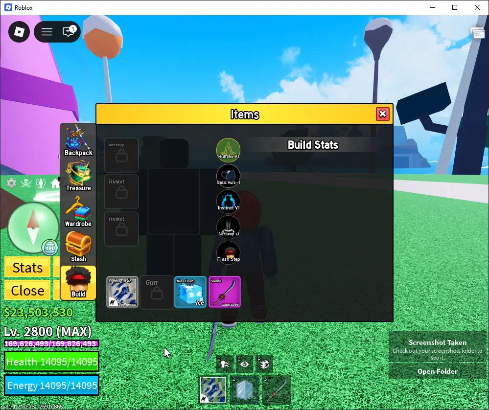 Roblox Accounts Blox Fruit |Lv Max + Ice, GodHuman |23M Beli 56K Frag| 1 Myth Weap 3 Legend Fruit |Human V1|Unverif(RBL952) 5
