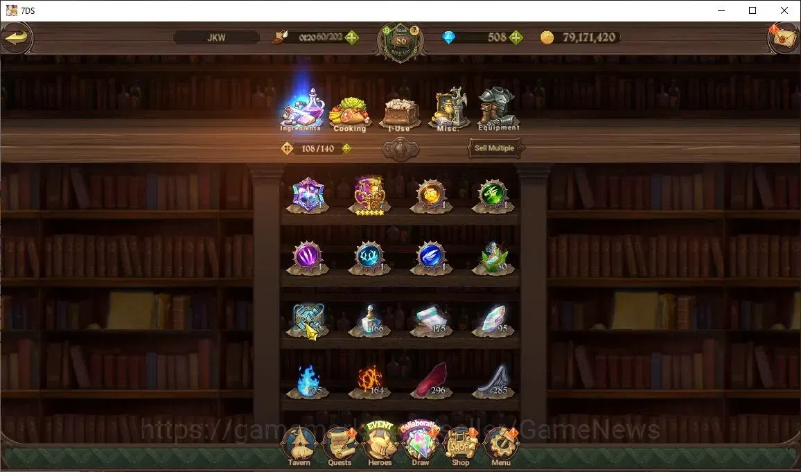 The Seven Deadly Sins: Grand Cross Accounts Global|3,7M CC|508 DM|4 LR+6 UR+Collab FF,ReZero|P image 16