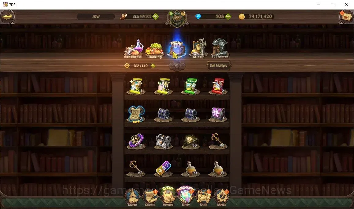 The Seven Deadly Sins: Grand Cross Accounts Global|3,7M CC|508 DM|4 LR+6 UR+Collab FF,ReZero|P image 18