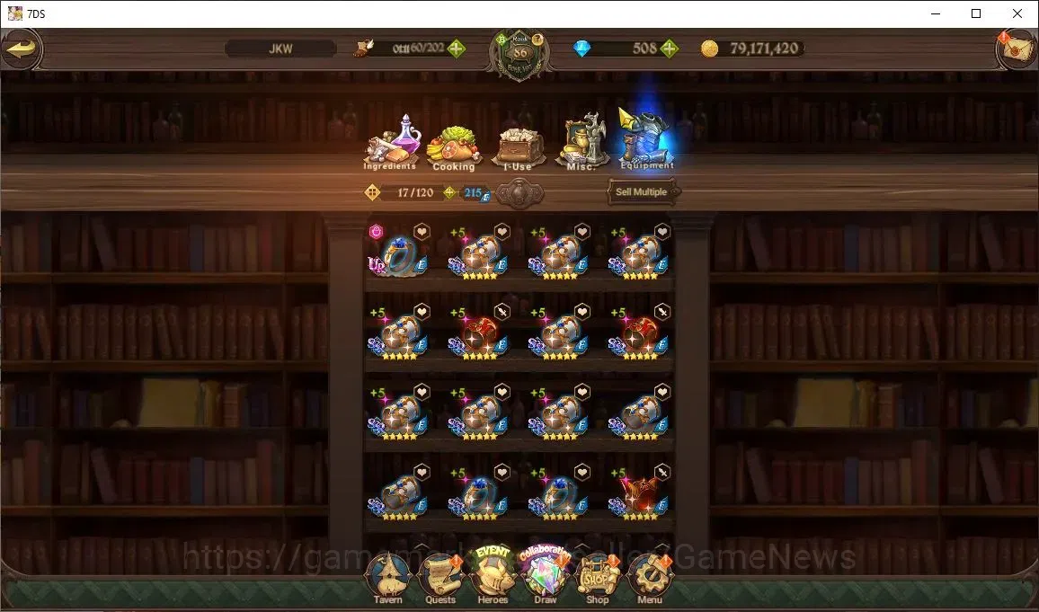 The Seven Deadly Sins: Grand Cross Accounts Global|3,7M CC|508 DM|4 LR+6 UR+Collab FF,ReZero|P image 20