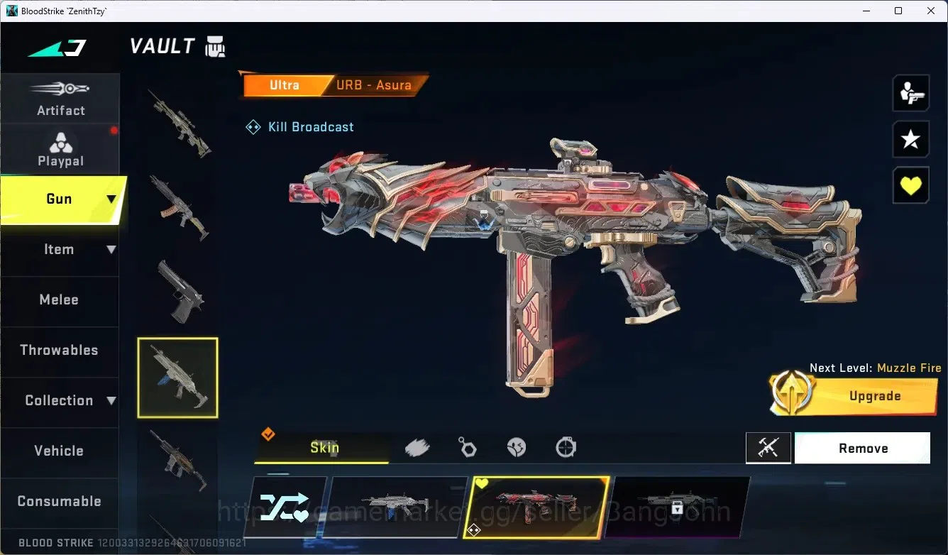 Blood Strike Accounts ASIA |AOT FAL-PrimalGiant, EVANGALION MCX - EVA-00 image 2